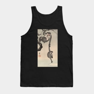 Monkey and Moon by Ohara Koson Tank Top